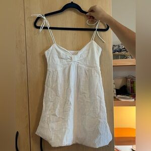 Cute white mini dress!